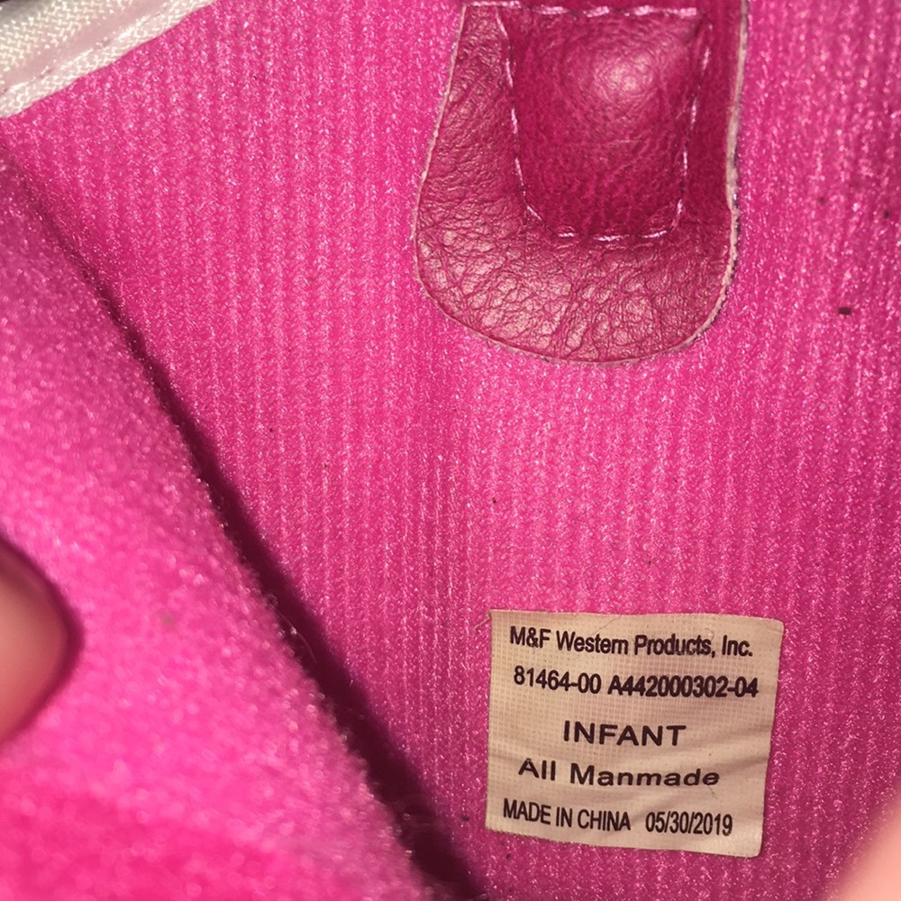Infant size 3 Ariat boots.